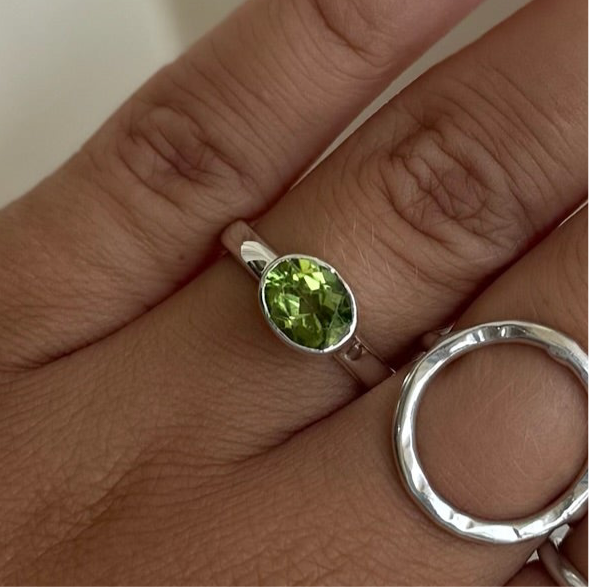Peridot Treasure Ring