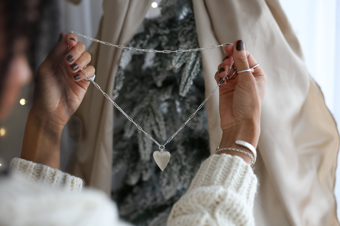 XL Heart Trace Chain