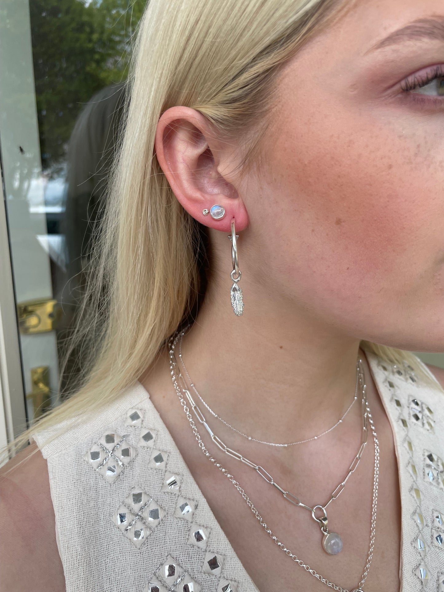 Micro Knot Stud Earrings