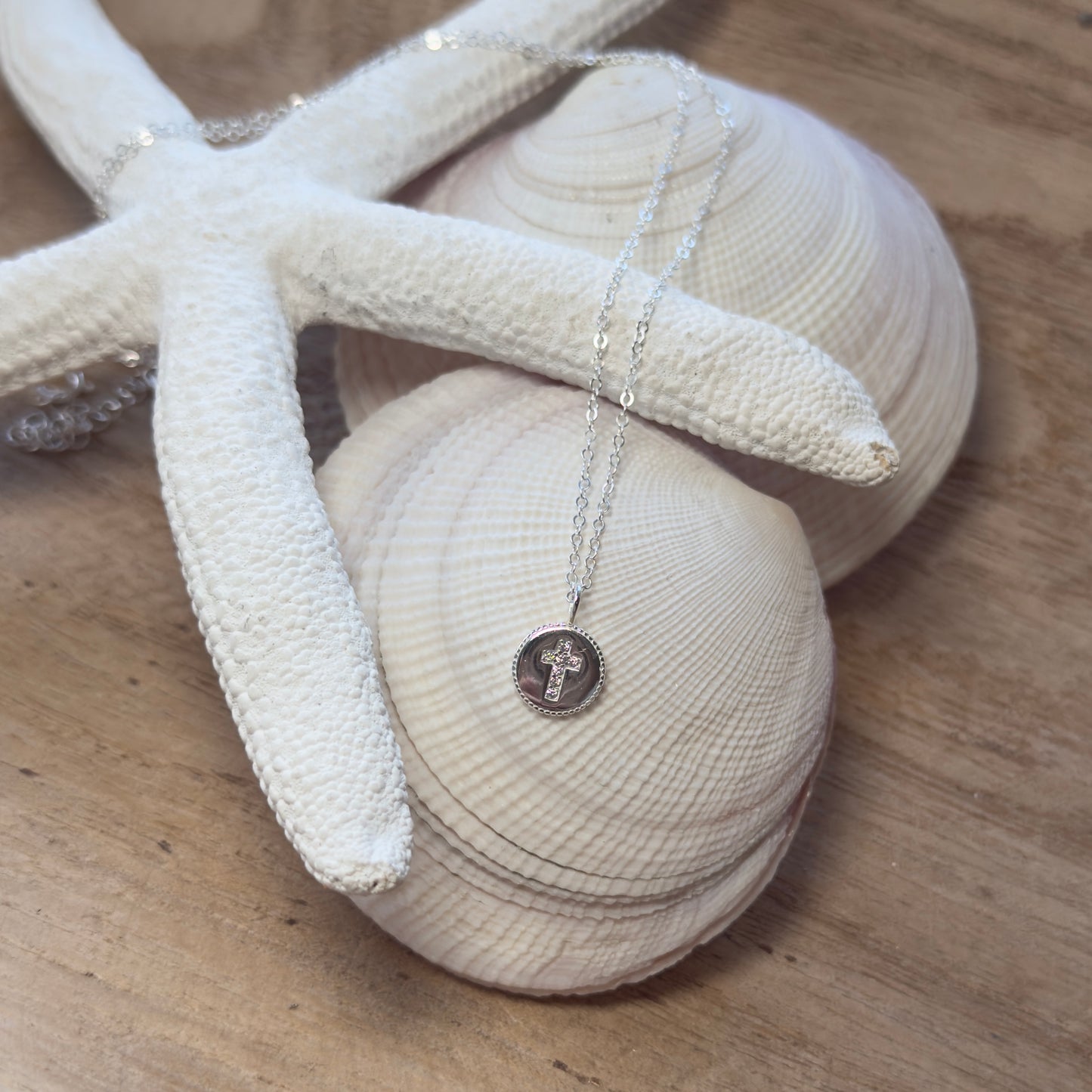 Mini Cross Amulet Necklace