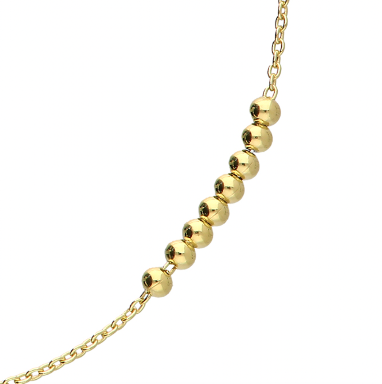 Delicate Bead & Chain Bracelet