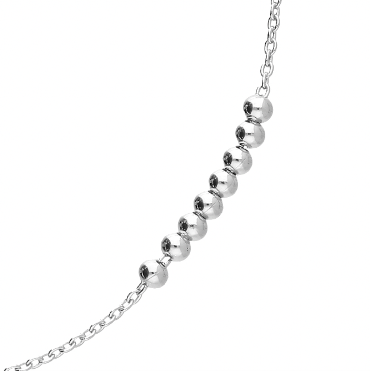 Delicate Bead & Chain Bracelet
