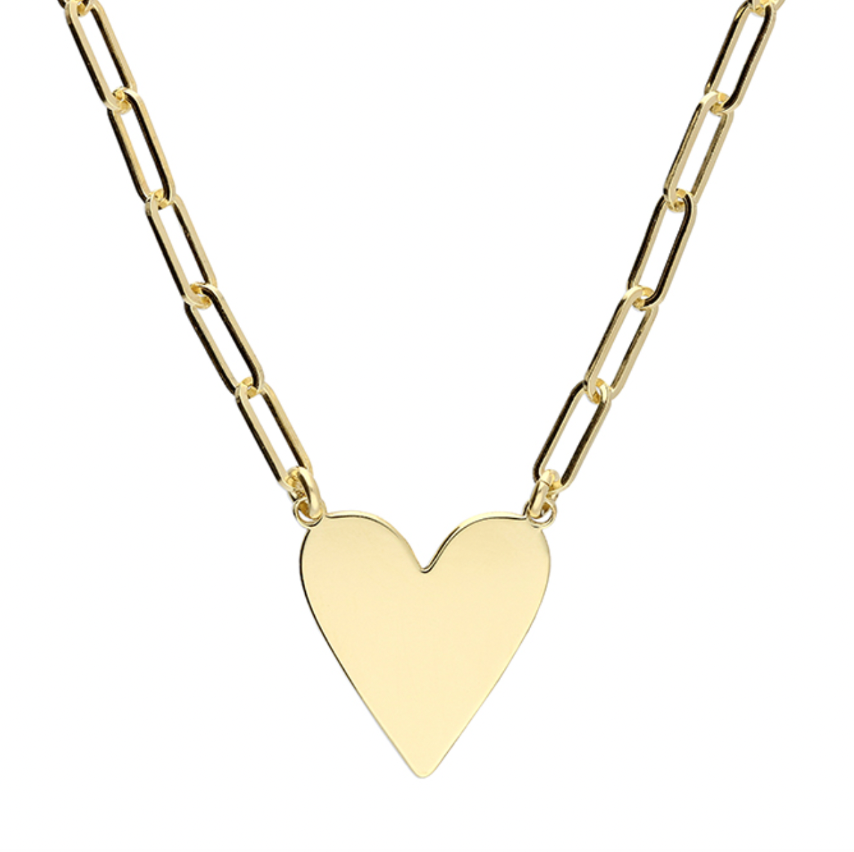 Paperclip Heart Necklace