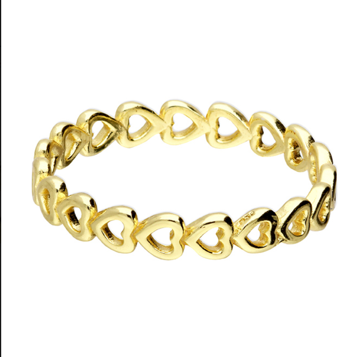 Hearts Stacking Ring