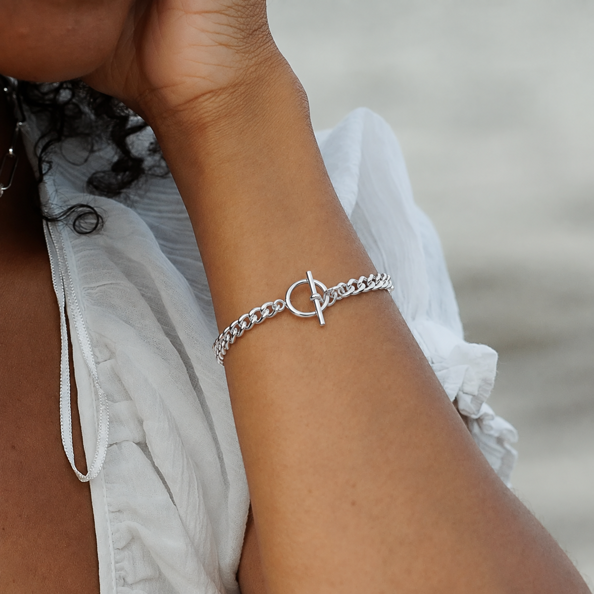 Cuban T-Bar Bracelet