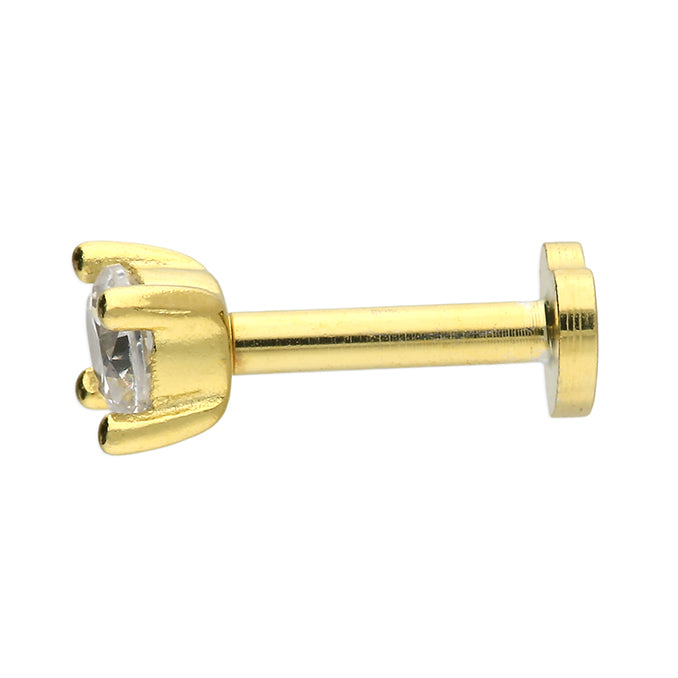 Solitaire Flat Back Stud