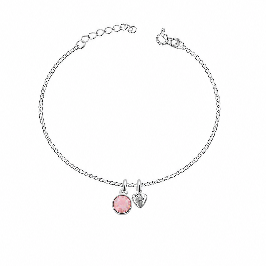 Birthstone Teeny Heart Bracelet