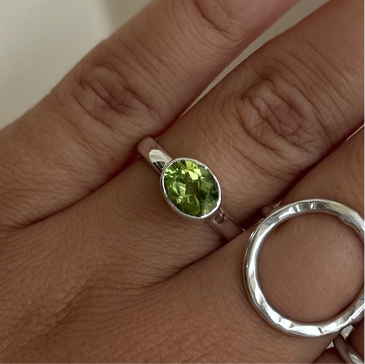 Peridot Treasure Ring