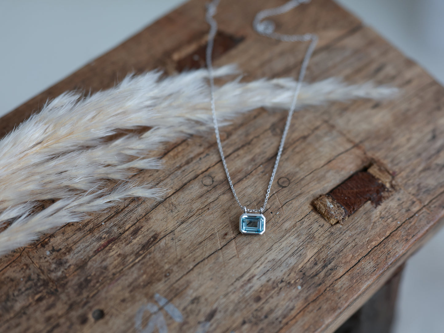 ADELINE Blue Topaz Necklace