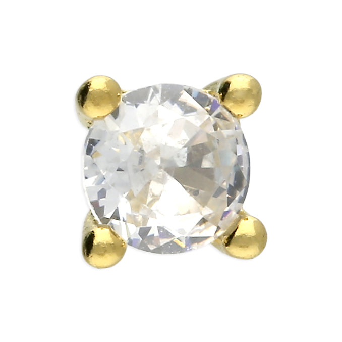 Solitaire Flat Back Stud