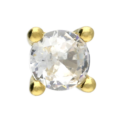 Solitaire Flat Back Stud