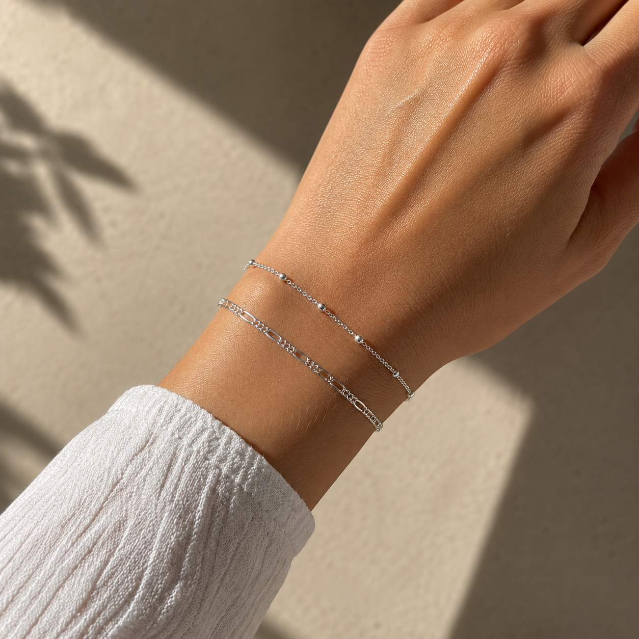 Figaro Stacking Bracelet