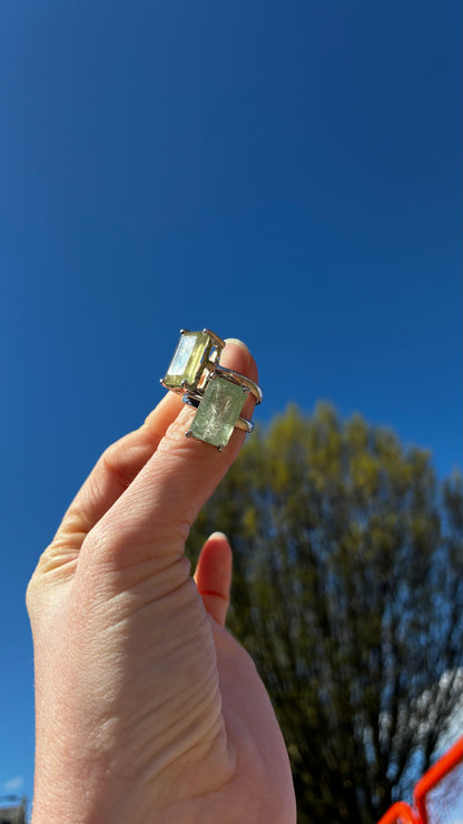 Aquamarine Treasure Ring