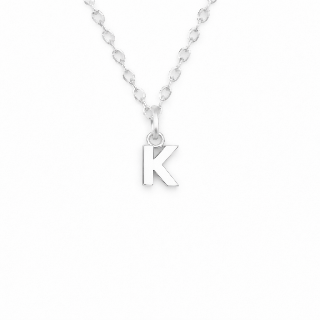 Birthstone Initial Necklace