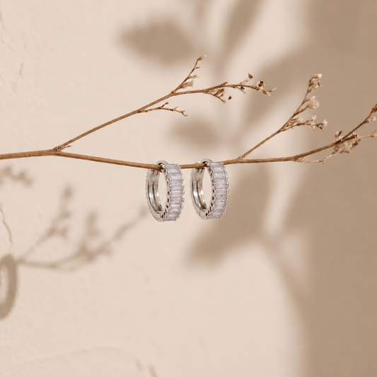 Baguette Huggie Hoops