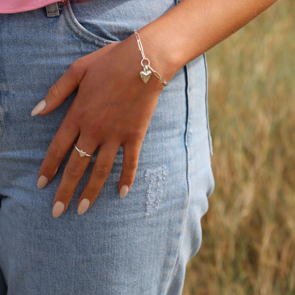 Midi Amore Heart Trace Bracelet