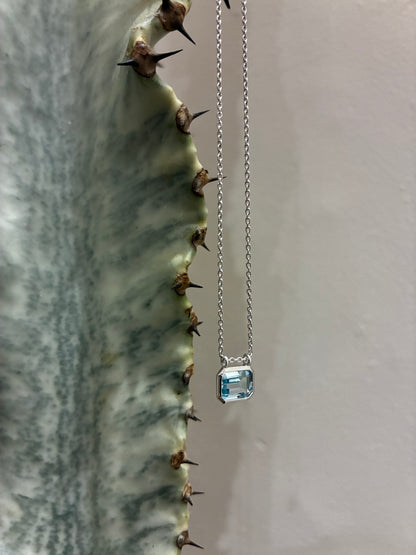 ADELINE Blue Topaz Necklace