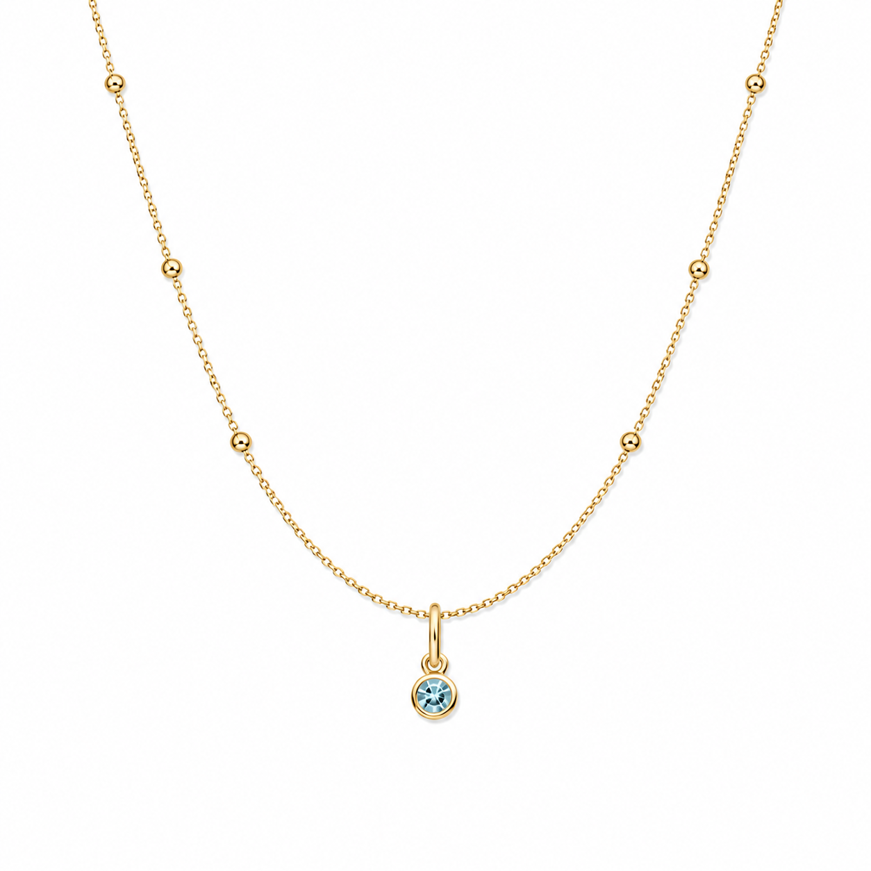 Satellite Birthstone Necklace
