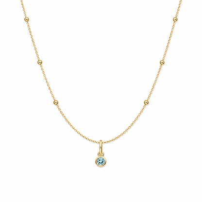 Satellite Birthstone Necklace