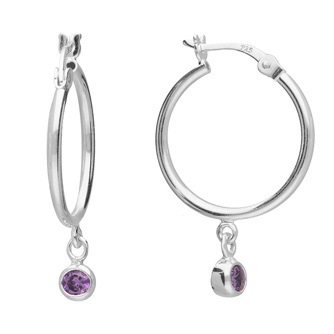 Birthstone Hoops