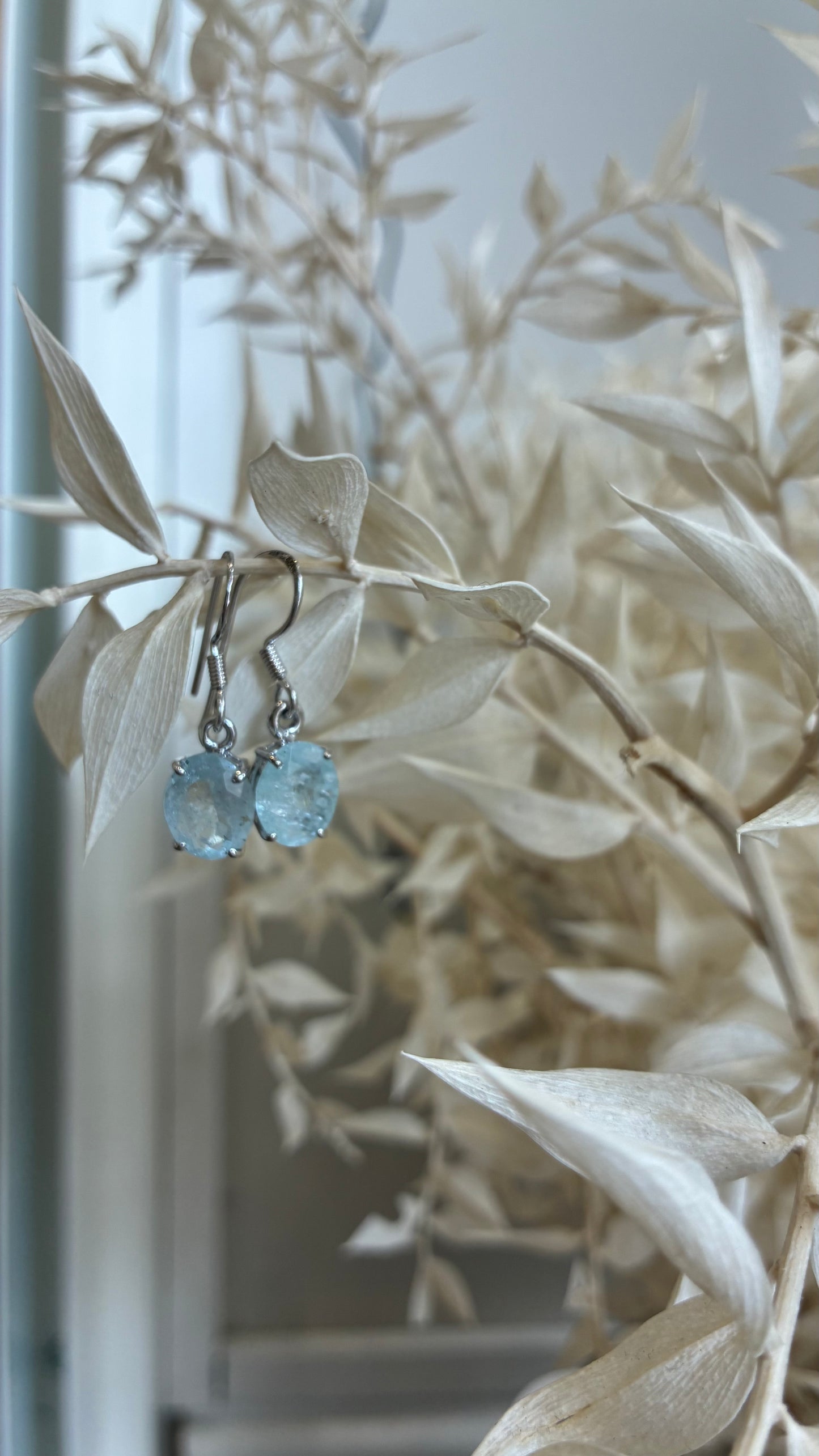 Tidepool Aquamarine Drop Earrings