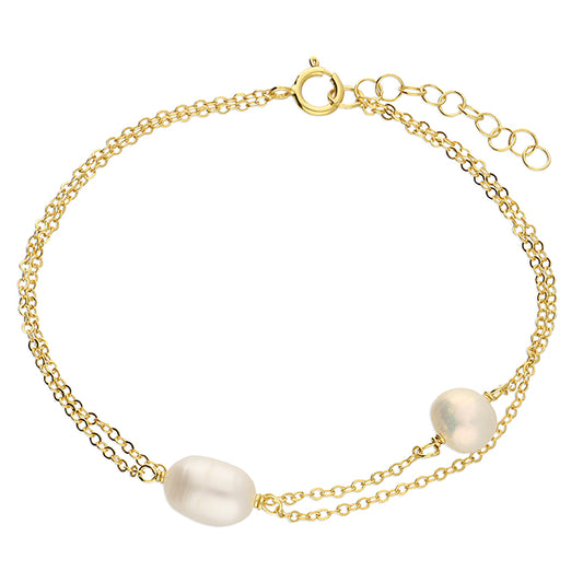 Double Pearl Bracelet