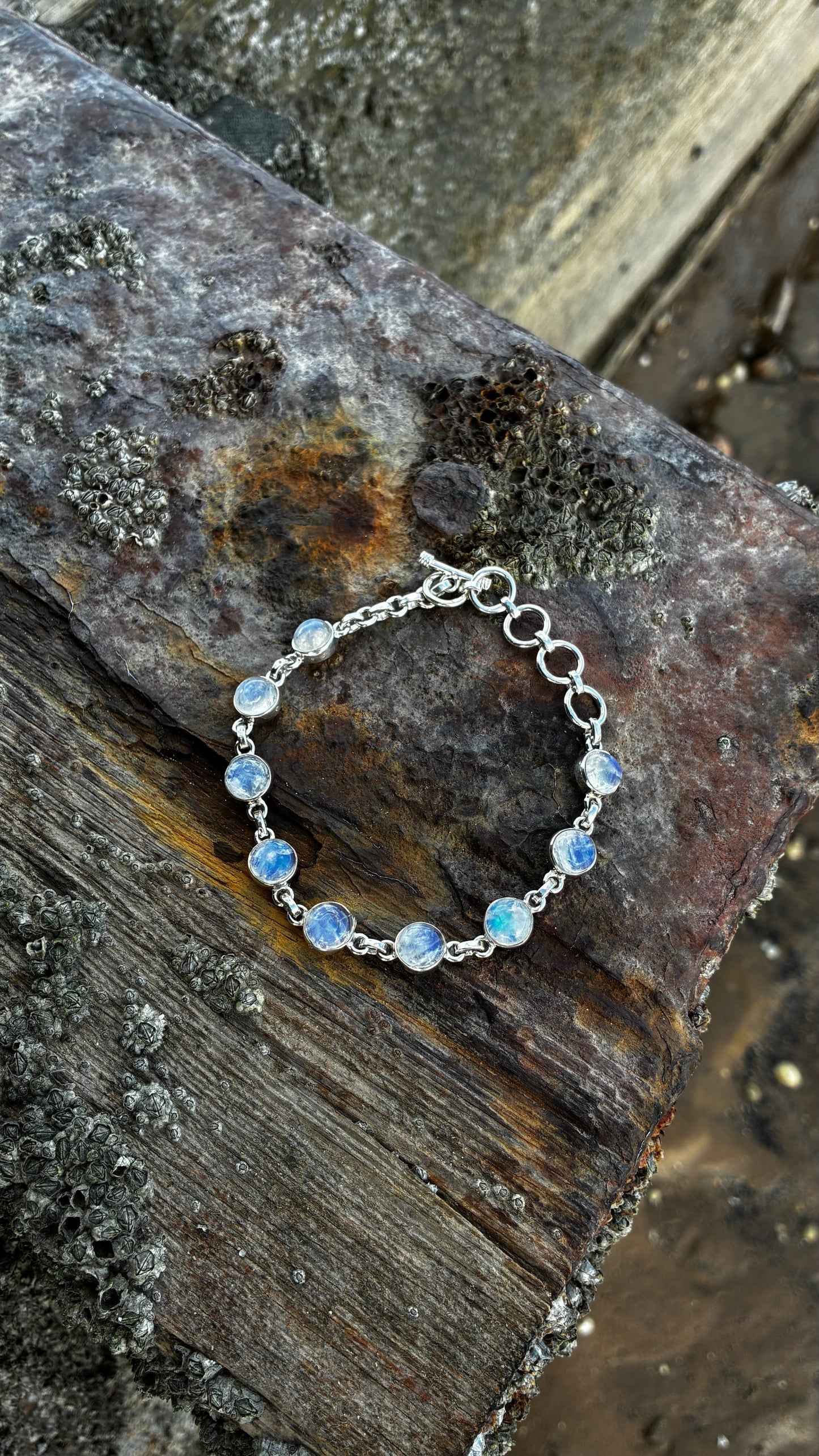 Round Moonstone Bracelet