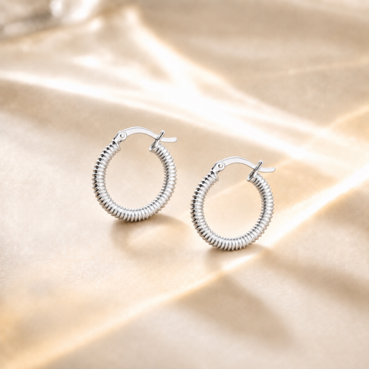 Ribbed Hoops