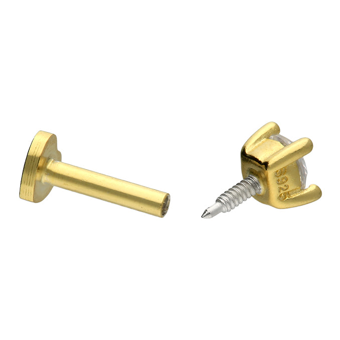 Solitaire Flat Back Stud