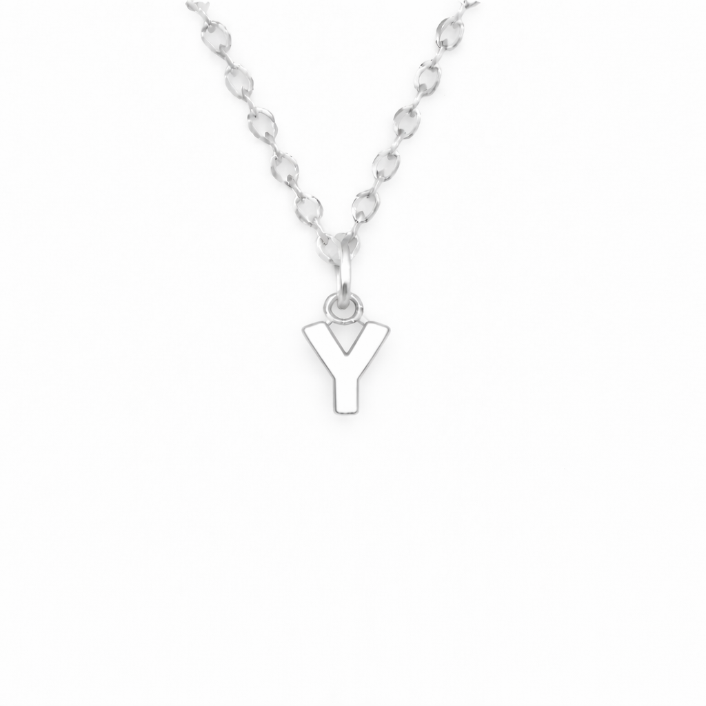 Birthstone Initial Necklace