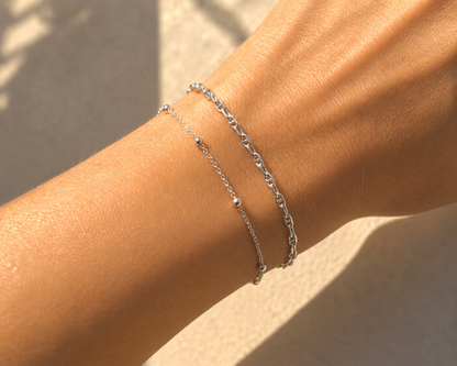 Anchor Chain Stacking Bracelet