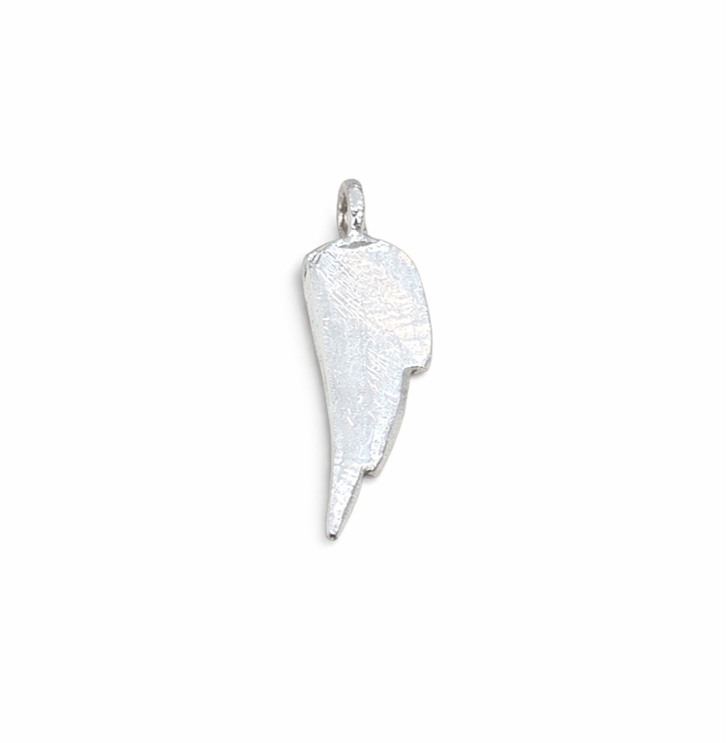 Angel wing pendant on a white background 