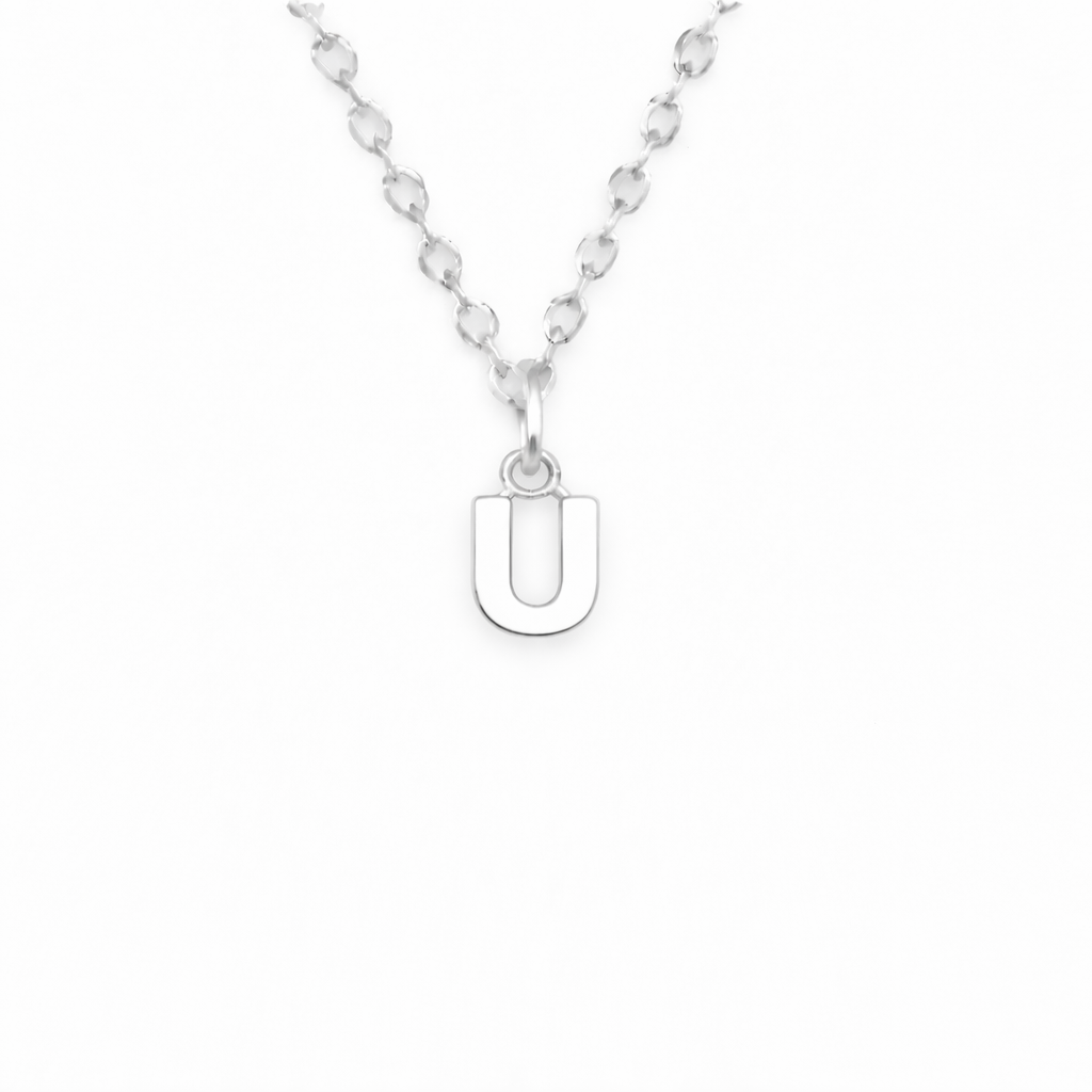 Birthstone Initial Necklace