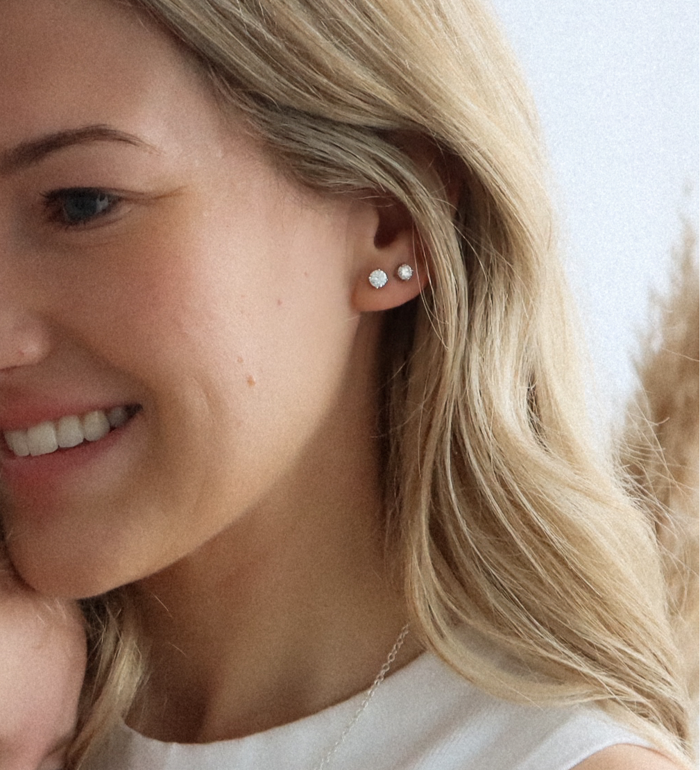 Moissanite Stud Earrings