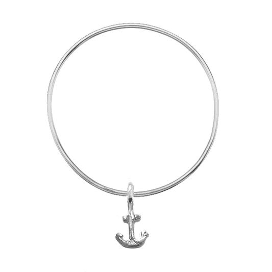 Anchor bangle on a white background 