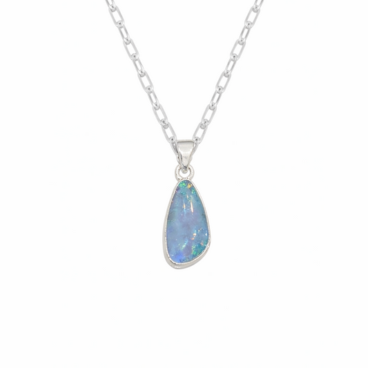 Australian Opal Trace Treasure Necklace