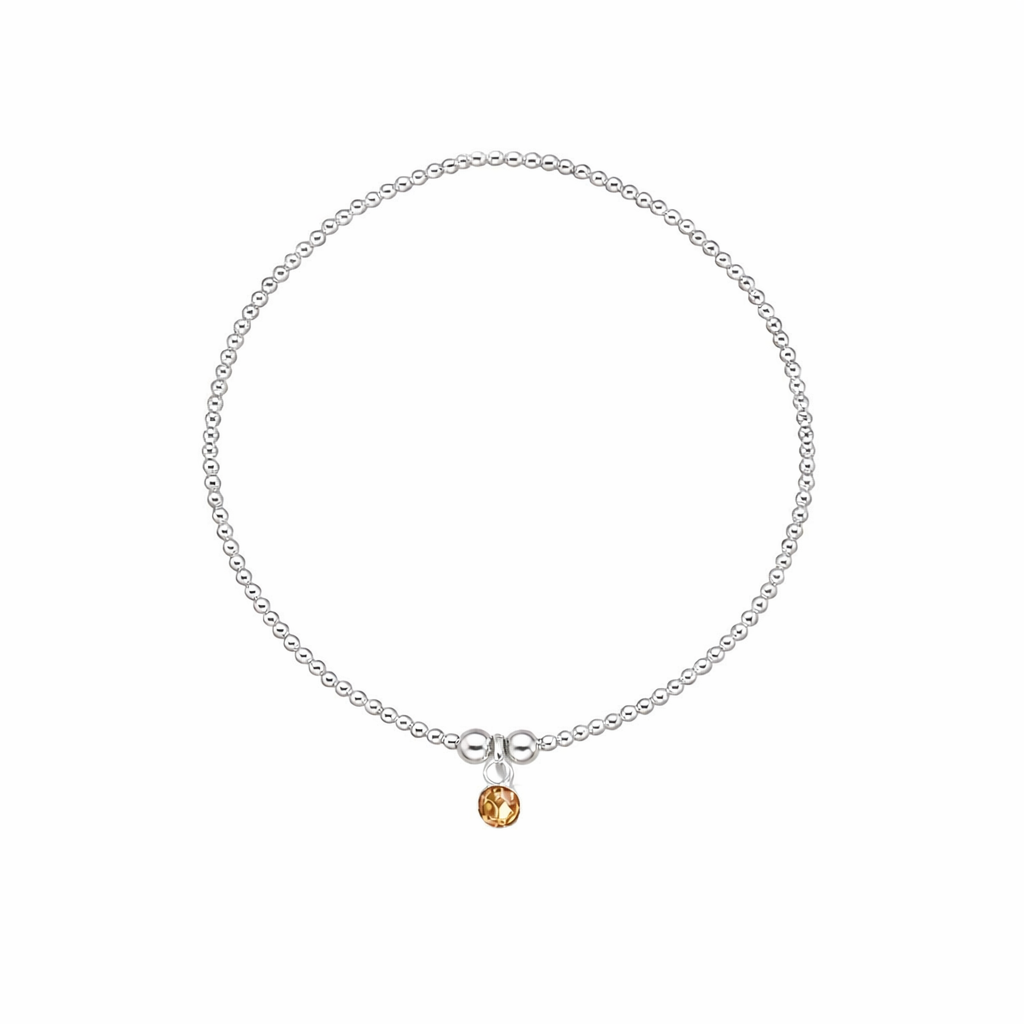 Birthstone Beaded Bracelet