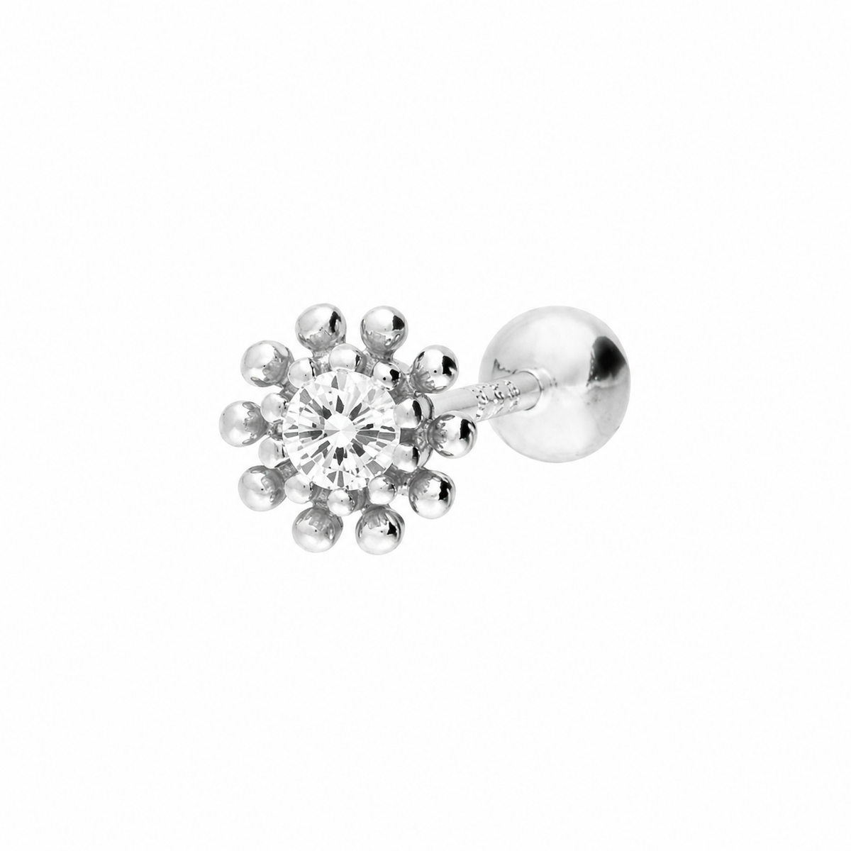 Beaded Sparkle Cartilage Stud