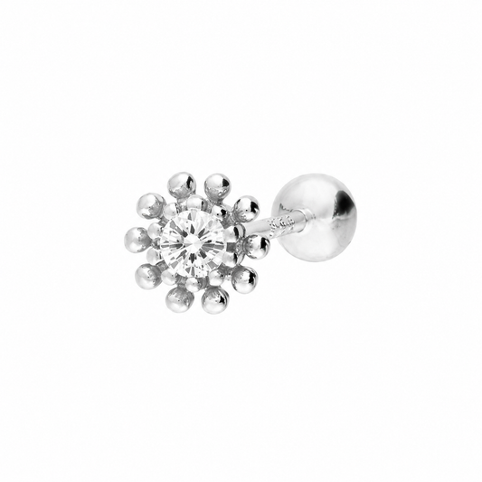 Beaded Sparkle Cartilage Stud