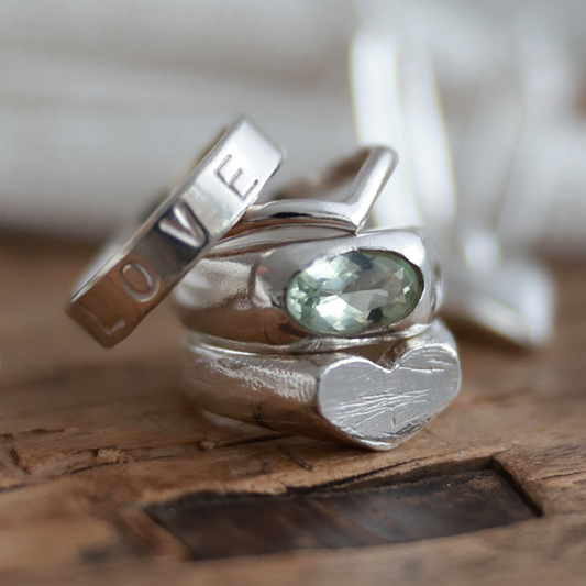 Signature Chunky Quote Ring