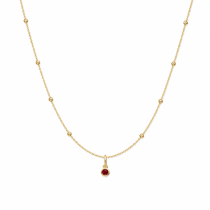 Satellite Birthstone Necklace