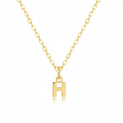 Birthstone Initial Necklace