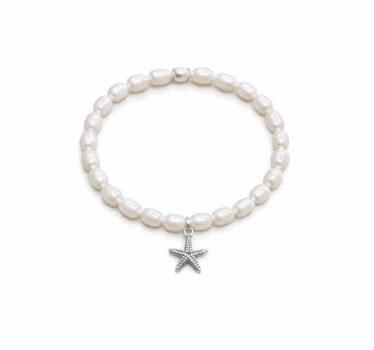Freshwater Pearl Starfish Bracelet