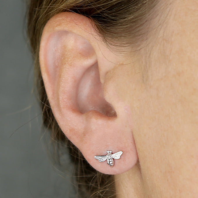 Bumble Bee Stud Earrings