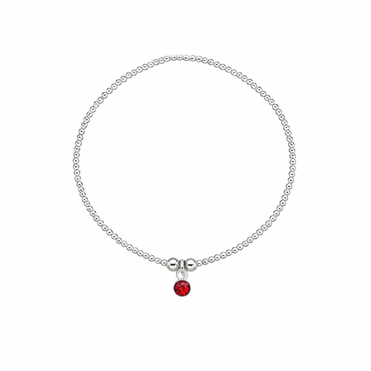 Birthstone Beaded Bracelet