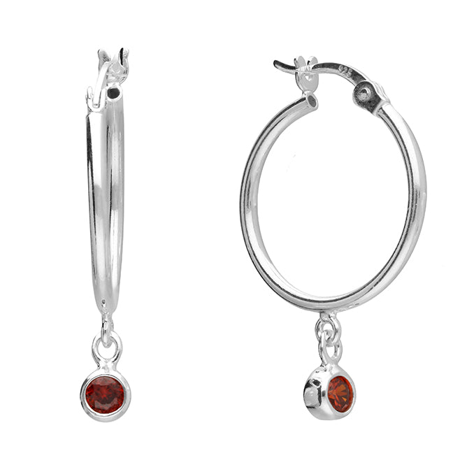 Birthstone Hoops