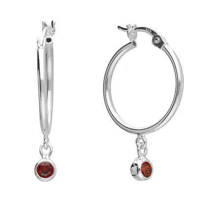 Birthstone Hoops
