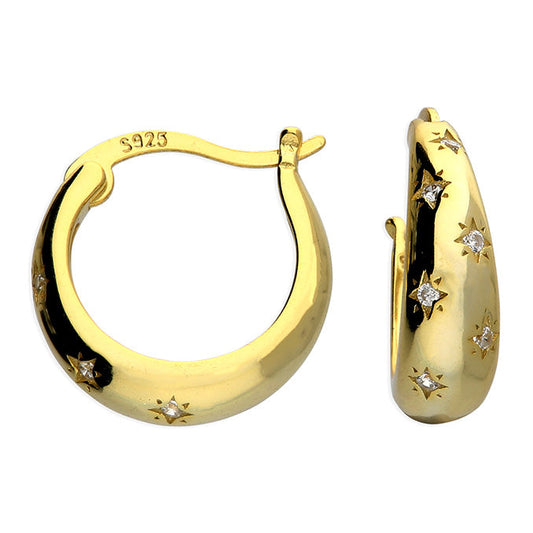 Cosmic Star Domed Hoops