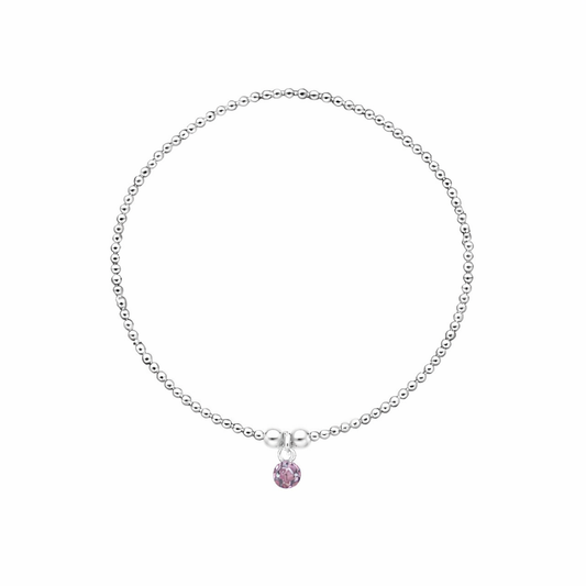 Birthstone Beaded Bracelet