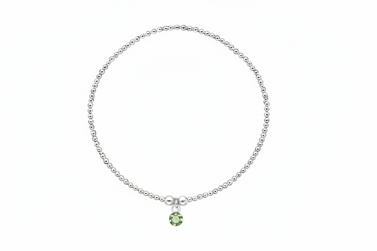 Birthstone Beaded Bracelet
